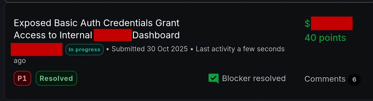 hasansheet's tweet image. I didn’t suddenly start finding criticals.
I just changed my mindset.
A month ago, I decided to focus only on P1s.
Mediums still get reported, but they’re not the goal.
When you aim for criticals, you’ll find mediums, but when you aim for mediums, crits stay out of reach.