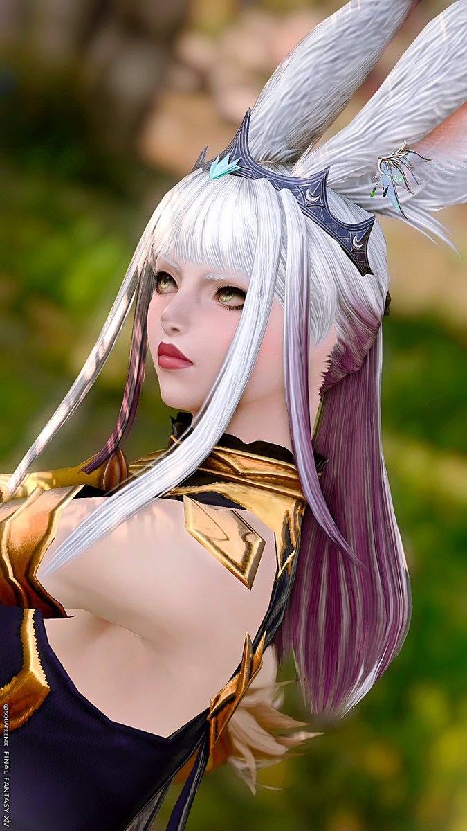 オメガの髪型かわええぞ…！🐰❤ #FF14