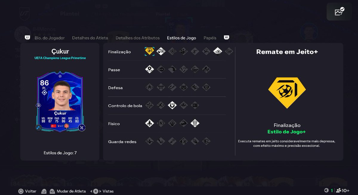 De longe, o melhor ponta de lança que já usei este ano.

1,96, finaliza bem e é incrivelmente ágil!

A vida não é só Claudia Pina