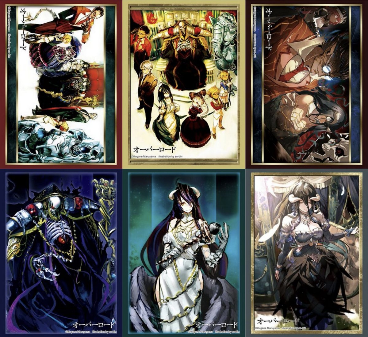 サプライ】「オーバーロード」から『原作ver.』スリーブ6種・デッキ