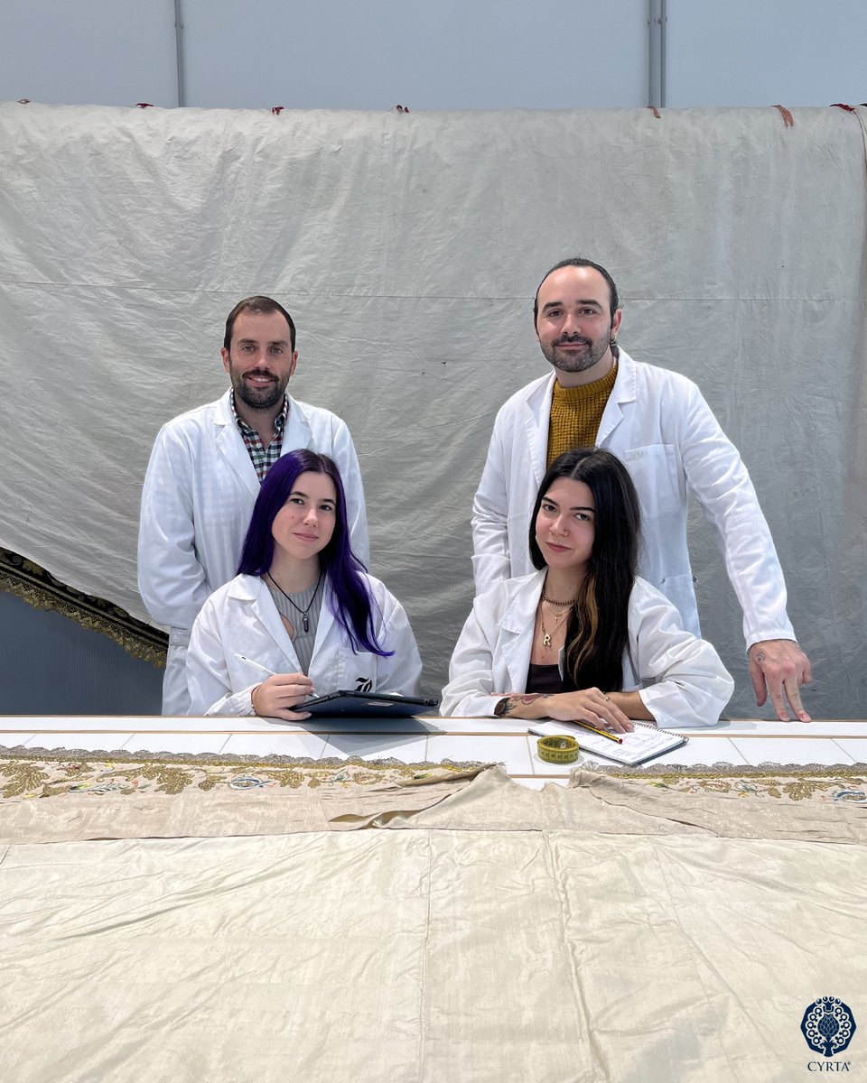 🔷Desde hace unas semanas, Rocío Perea y Lucía Caballero, alumnas del Grado de #Conservación y #Restauración de la <a href="/CanalUGR/">Universidad Granada</a>  están realizando sus prácticas curriculares con nosotros.

Agradecemos su confianza y esperamos que disfruten de la experiencia😉

#CYRTA #CRTextil