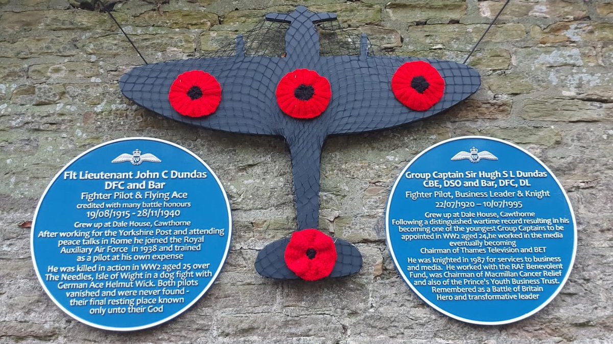 🚨NEW VIDEO🚨

Earlier this year I attended the unveiling of two new blue plaques to RAF pilots in the village of Cawthorne, Barnsley. I was asked to make a video about how this village commemorates its wartime past. 

youtu.be/bNpYQbU_Ems