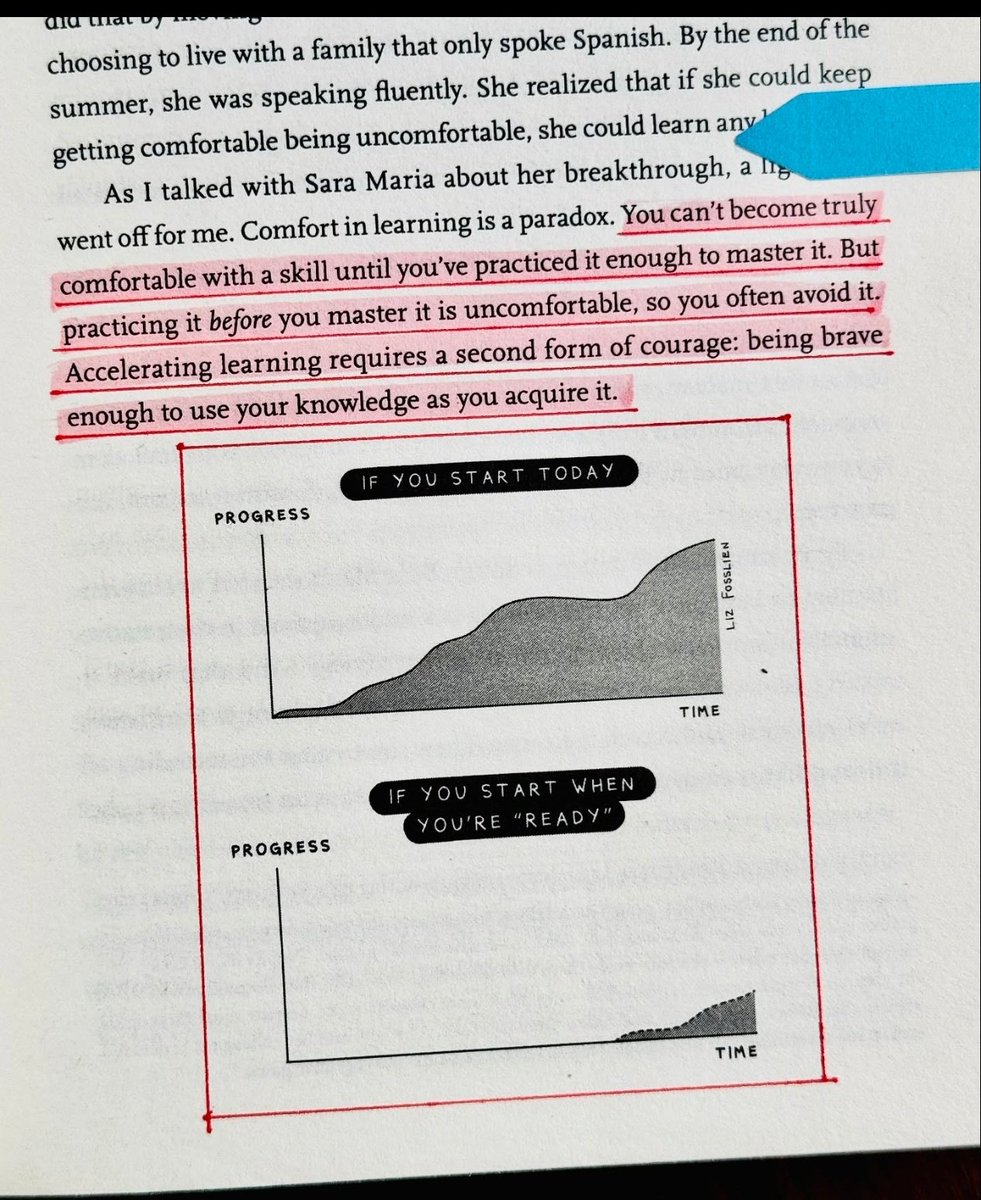AspirantsBooks's tweet image. Learning new skills? 🤔 It’s all about embracing discomfort! Push through the awkward phase &amp;amp; practice, practice, practice. Don&apos;t wait until you&apos;re &quot;ready&quot; – start now! 🚀 You&apos;ll thank yourself later. 💪 #LearningJourney