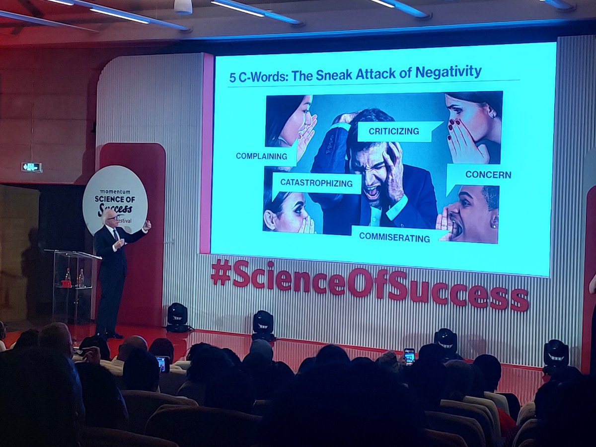 Dr Price Pritchett's wisdom: "Mistakes belong in the process", "Failure is the mother of all success", "Just get going" &amp; "Forward motion is the fastest education you can get". Good stuff at <a href="/Momentum_za/">Momentum</a> #ScienceofSuccess festival. Persue positivity