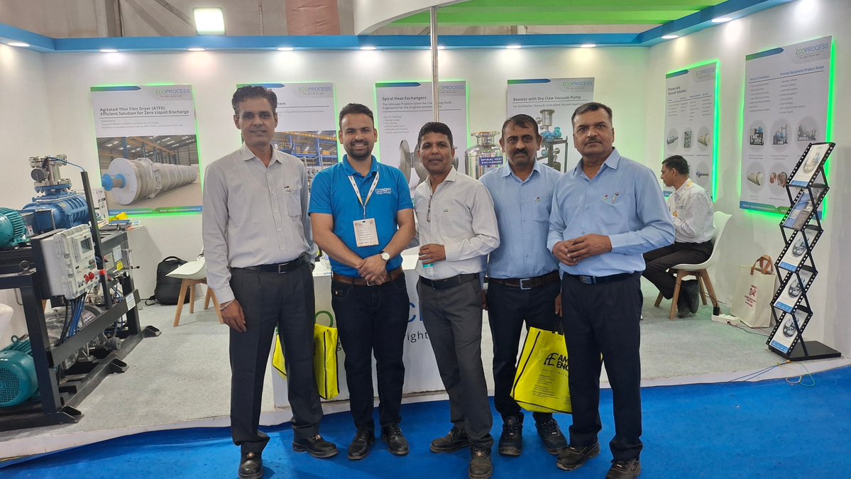 Economyprocess's tweet image. Day 3 – Final Day at #DahejIndustrialExpo2025!
Last chance to visit us at Stall A53 and explore our advanced Vacuum &amp;amp; Process Solutions.

📍 Dahej GIDC, Gujarat | 📅 Nov 12–14

#ECOPROCESS #VacuumTechnology #ProcessEngineering #DahejExpo