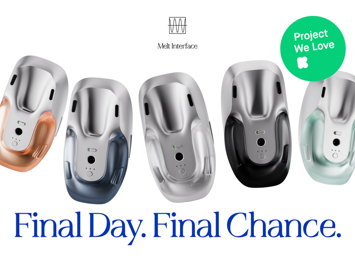 MeltInterfaceJP's tweet image. Melt MouseのKickstarterが、いよいよ本日最終日を迎えます。

多くの皆様からのご支援に、心より感謝申し上げます。

ご検討中の方は、ぜひこの最後のチャンスをお見逃しなく。

kickstarter.com/projects/melt-…