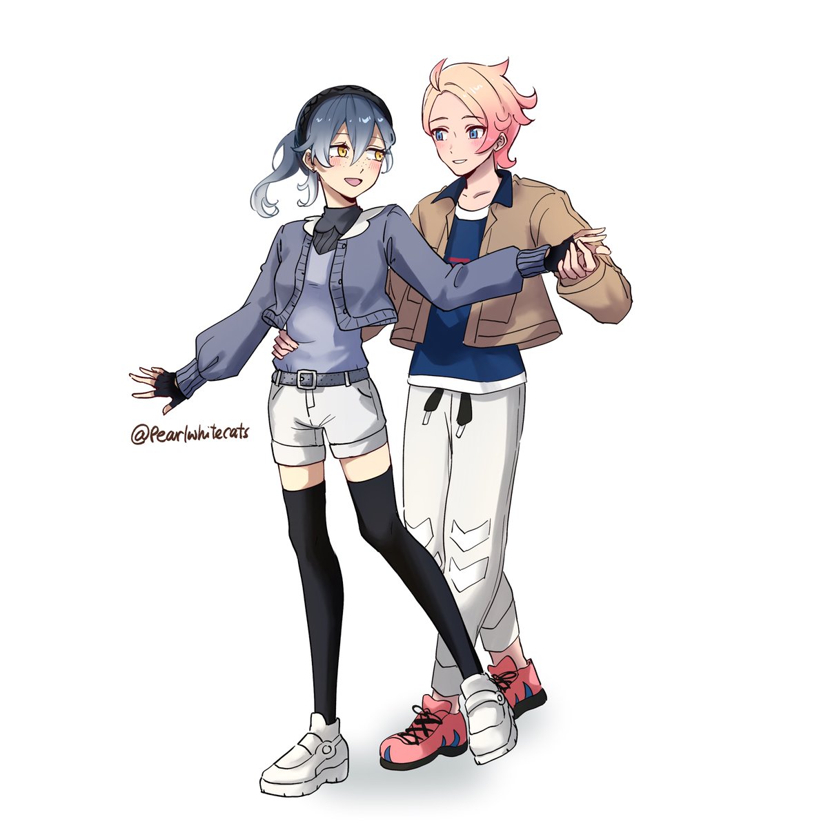 Elila and Urbain 💕
#PokemonLegendsZA #Pokemonoc #Urbain