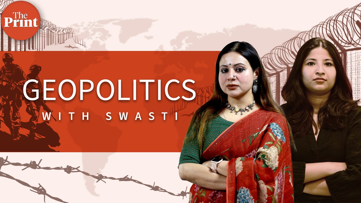 ThePrintIndia's tweet image. Stay tuned for Geopolitics with Swasti, where Swasti Rao @swasrao with Debdutta Chakraborty @debdutta_c  will answer questions from ThePrint YouTube members &amp;amp; analyse the big developments. Send in your questions &amp;amp; tune in for the show

youtube.com/post/UgkxU5wSD…