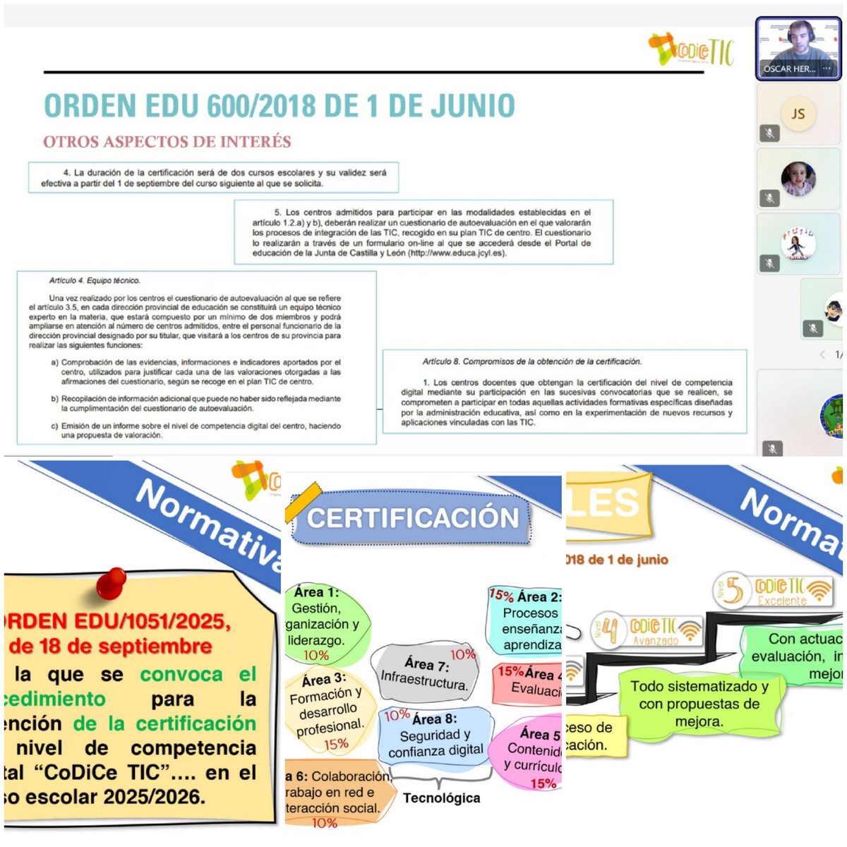 📚👮‍♂️ Nuestro CRA ha estado presente en la sesión informativa organizada por el Área de Programas de la Dirección Provincial de Educación de Segovia, para conocer los aspectos clave que nos permitirán actualizar la certificación CoDiCe TIC💻✨. Gracias <a href="/oscarherreroedu/">Oscar Herrero</a> 🙌