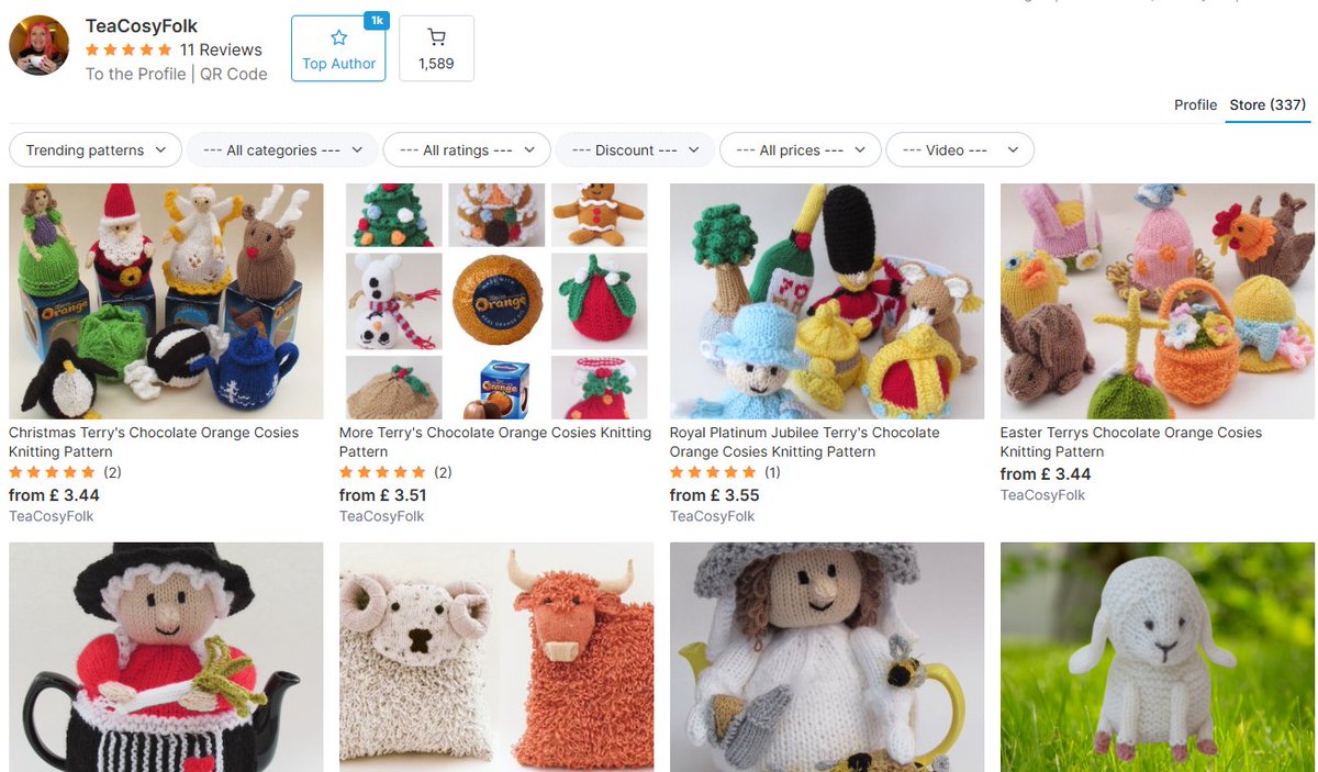 TeaCosyFolk's tweet image. 🧶 Looking for TeaCosyFolk patterns beyond the main site? You’ll find a curated collection on CrazyPatterns—ready to download and knit!
crazypatterns.net/en/store/TeaCo…
#TeaCosyFolk #KnittingPatterns #CrazyPatterns #NoveltyKnits #KnittersOfInstagram #HandmadeGift #TeaCosyKnitting #knit