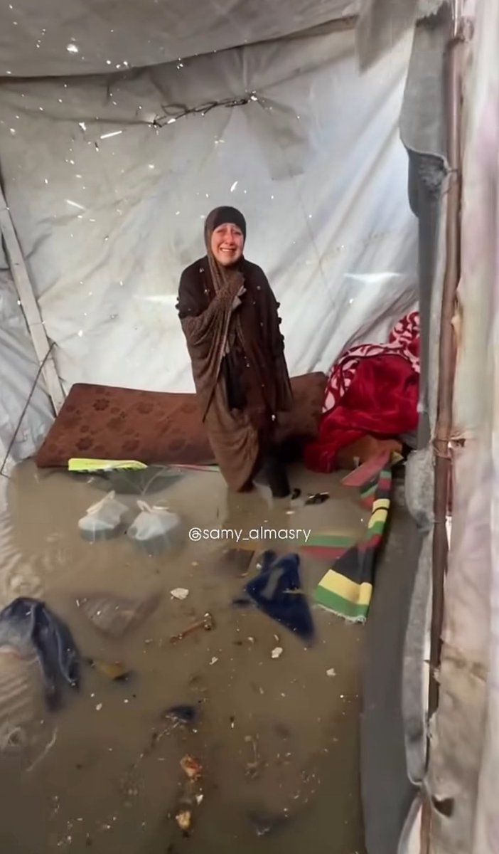 لمن يظن الحرب انتهت؛ غزة غارقة اليوم في بحر يبتلع الخيام البالية، سيول تجرف ما تبقى من الحياة وآخر صبرهم، وأنظمة وسخة تشاهد منتظرةً الرضا الإسرائيلي عن دخول خيمة جديدة كل يوم، أو تغلق التلفاز فلا ترى إلا نفسها، انعكاسَ خنزيرٍ في شاشة سوداء.