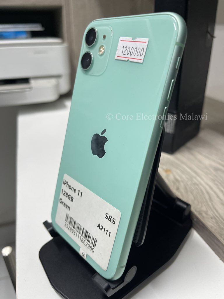 CoreMalawi's tweet image. Buy Apple 🍏 iPhone 11 (Green) | Apple A13 Bionic (7 nm+) | 4GB RAM | 128GB Internal Storage | 6.1” Liquid Retina Display | 3110mAh Battery | Dual 12MP Camera | Face ID | Going at K1,195,000.00 | Contact: 0995 47 01 74
#coreelectronicsmalawi #Apple #iphone11