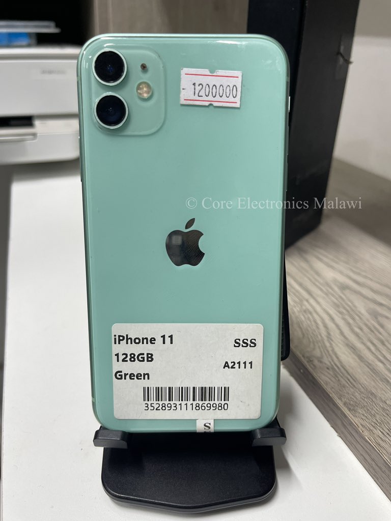 CoreMalawi's tweet image. Buy Apple 🍏 iPhone 11 (Green) | Apple A13 Bionic (7 nm+) | 4GB RAM | 128GB Internal Storage | 6.1” Liquid Retina Display | 3110mAh Battery | Dual 12MP Camera | Face ID | Going at K1,195,000.00 | Contact: 0995 47 01 74
#coreelectronicsmalawi #Apple #iphone11