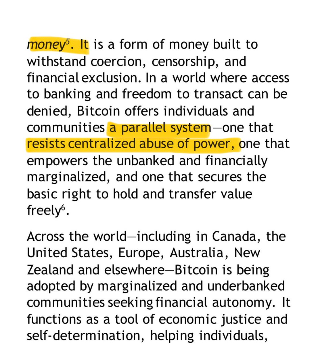 It’s time for a mission reminder! 

🔗 progressivebitcoiner.org/fix-the-money-…

“Often described as both the discovery of digital scarcity and the realization of the separation of money and state, Bitcoin also represents something deeper—what philosophers <a href="/resistancemoney/">Andrew M. Bailey</a>, <a href="/rettlerb/">Bradley Rettler</a>, and