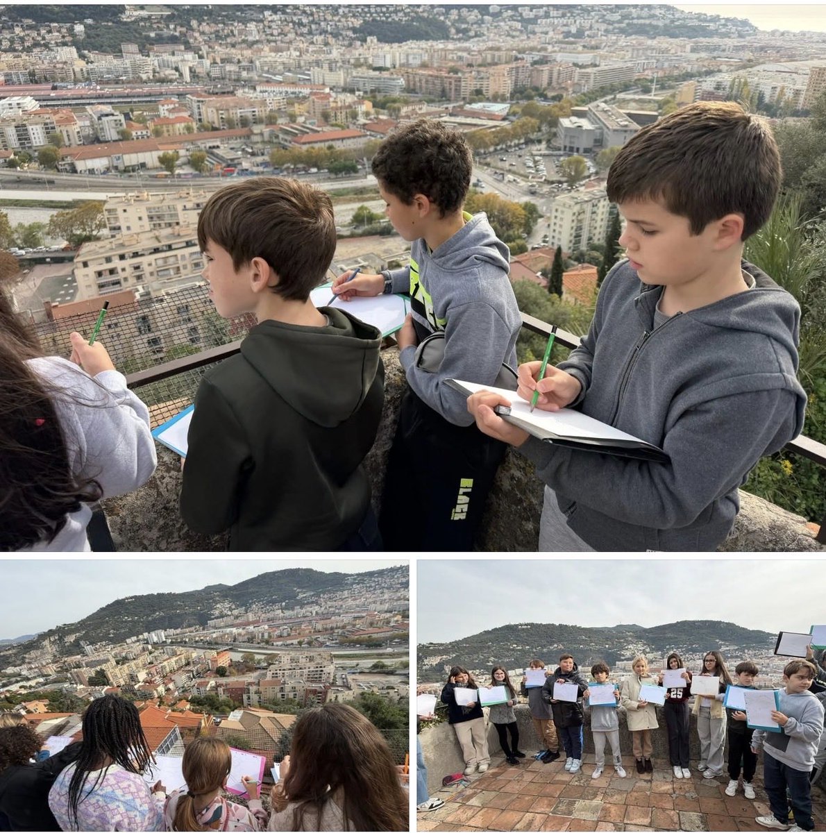 Géographie expérientielle, géographie de terrain avec les 6eme du <a href="/Clg_MatisseNice/">Collège Matisse Nice</a> <a href="/AcademieNice/">Académie de Nice</a> <a href="/histgeoacnice/">histgeo ac-nice</a> pour aborder le croquis d’unités paysagères. #enseignerautrement #geographie #pedagogieactive