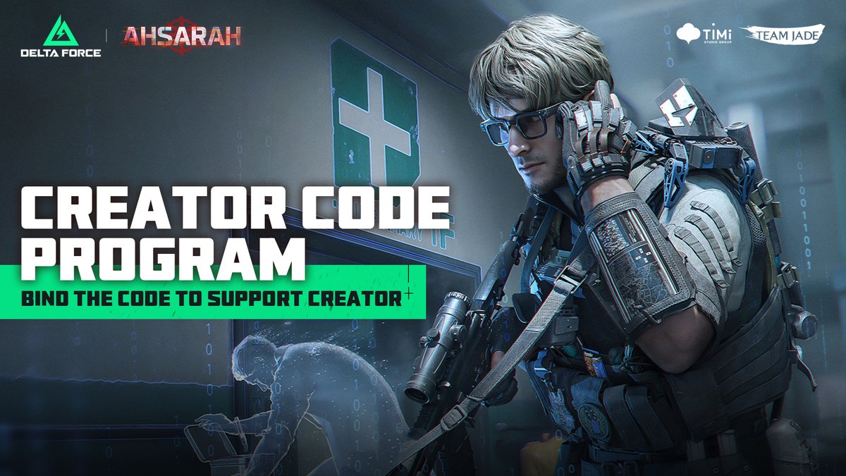 📢 Creator Code Program goes live on November 18!

💪 Support your favorite creators in-game by binding their creator code. They'll get a share from your in-game purchases!

🔍 Learn more &amp; find creator codes here:
playdeltaforce.com/en/detail/news…