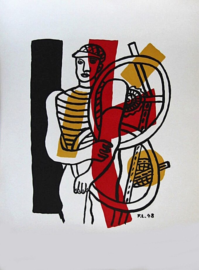 marieartcollec1's tweet image. Fernand Léger Cyclist Lithograph – 1948 Cubist Art, 76x56cm Mint Print #FernandLeger #cyclist #tubism

 booksartpassio.com/en/product/fer…