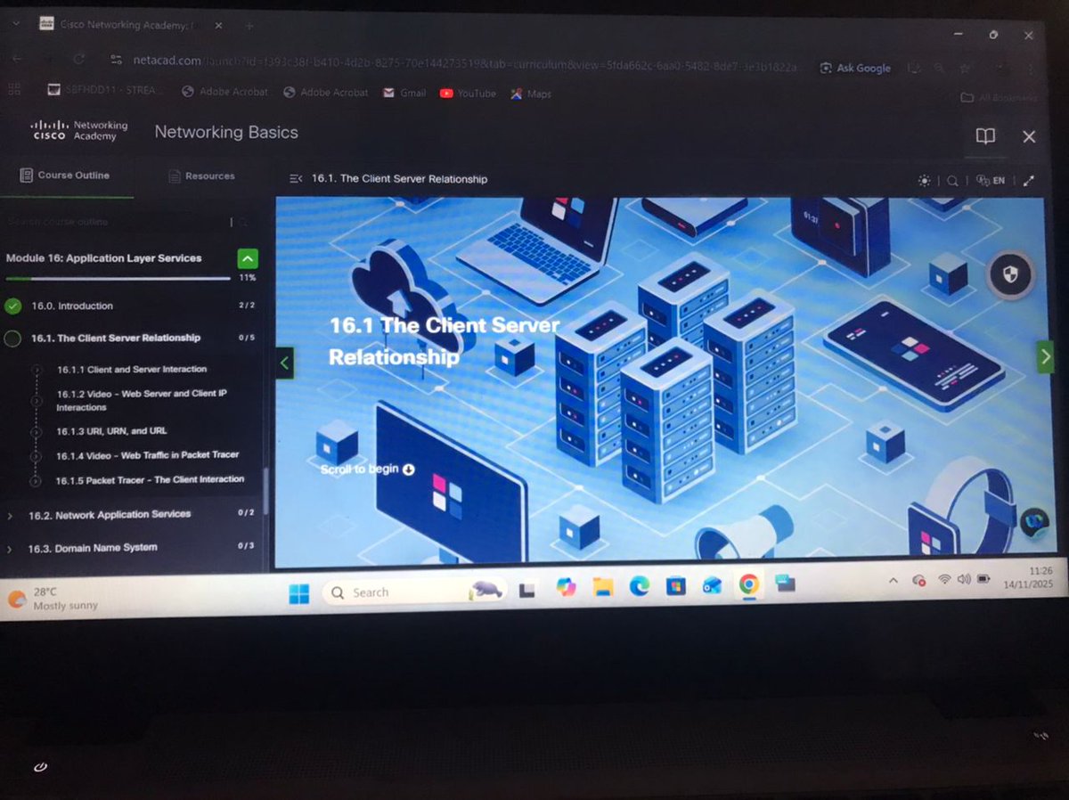 ogunzsunmi1's tweet photo. 💻 Day 18 – Networking Challenge
Today’s focus: Application Layer Services
Learning how web clients and servers communicate — the foundation of every website we access.

#Day18 #NetworkingChallenge #ApplicationLayer #WebServers #NetworkingBasics https://t.co/qSl5sma1gk