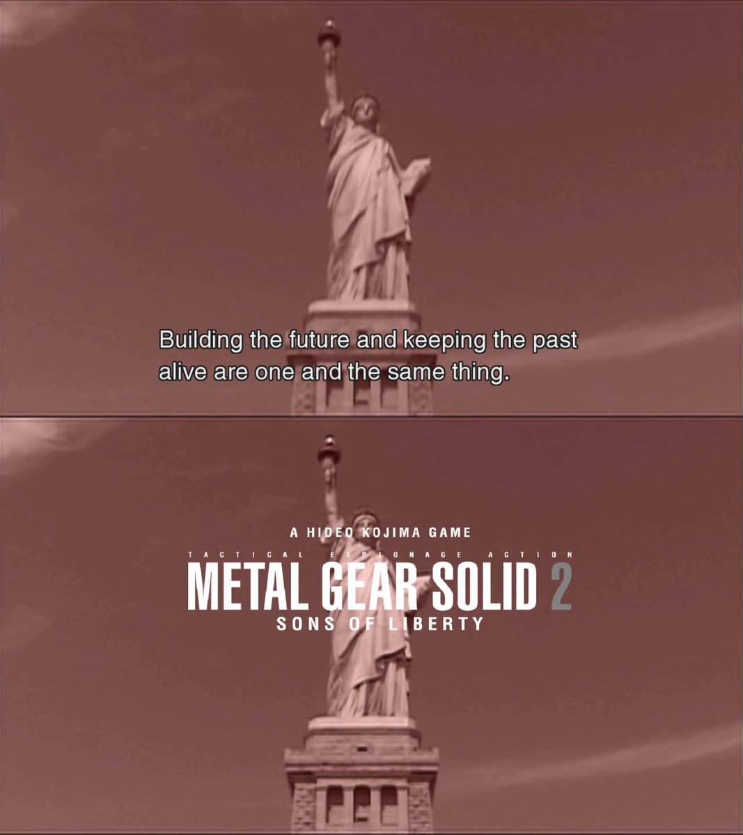MetalGear_QWC's tweet image. Metal Gear Solid 2: Sons of Liberty (2001)