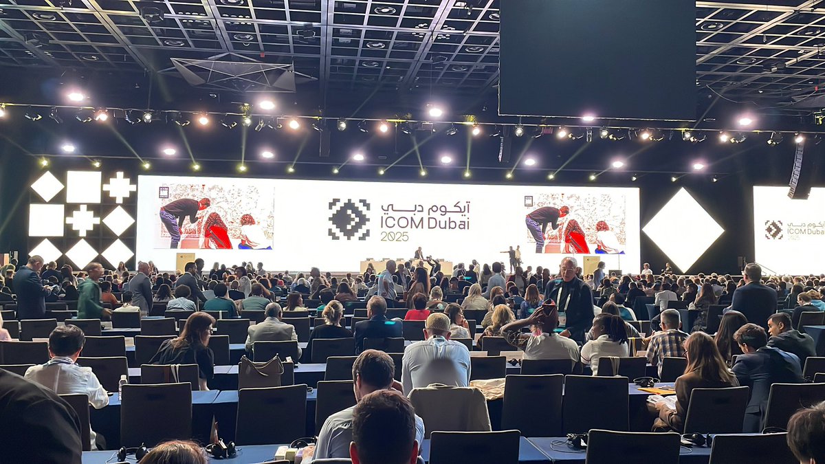 A punto de comenzar la asamblea general del ICOM … Conoceremos la nueva mesa directiva, la sede para la reunión de 2027 -entre otros picantes detalles….