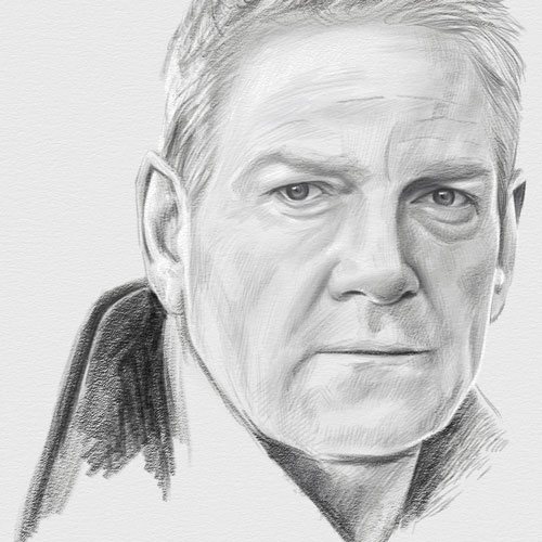 A small sketch of Kenneth Branagh while I rewatch Wallander. 
#wallander #KennethBranagh
