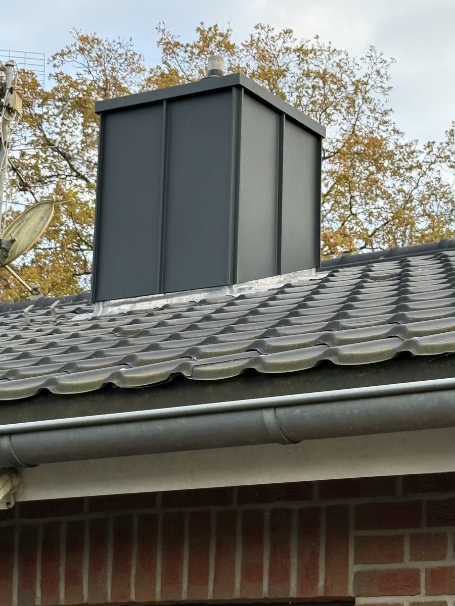 Jetzt ist der Schornstein wieder schön