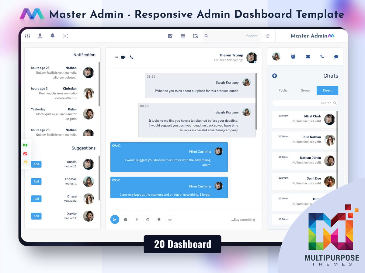 MultiStoreTheme's tweet image. Responsive Bootstrap 5 Admin Dashboard UI for Modern Web Applications
.
Buy Now: themeforest.net/item/master-ad… 
.
#bootstrap5 #admindashboard #UIComponents #Bootstrap5 #CMS #AnalyticalDashboard #AdminPanel #interface #webdev #themeforest #webkit #Webapp #ERPdashboard