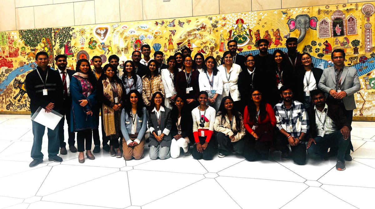 Students of MA-New Media program, along with their faculty members, had an insightful &amp; engaging visit to the #Parliament. The experience offered a unique blend of learning and exploration as they toured both the newly constructed complex and the historic old Parliament building.
