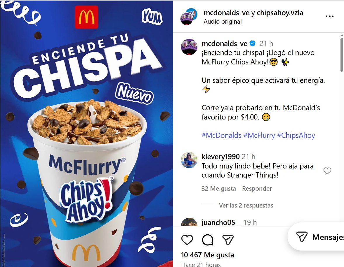 SerbinPont's tweet image. Ayer McDonalds Venezuela lanzó un nuevo McFlurry. 

Las interpretaciones las dejo a cargo de ustedes.