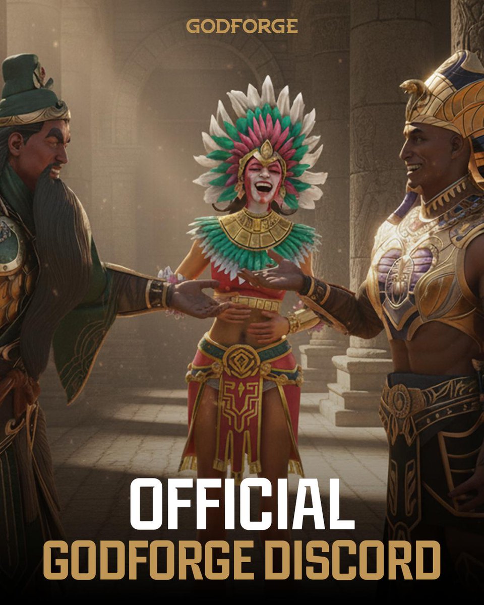 GodforgeGame's tweet image. ✨ The Official Godforge Discord is LIVE! ✨

Join us on Discord for fresh game updates, fun behind-the-scenes drops, and chat with other Scions forging their own stories.

Come say hi—your adventure starts here!
discord.com/invite/godforge