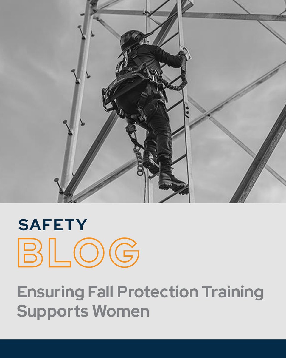 FallTechSafety's tweet image. More women than ever are working at height—but are training programs keeping up? 

Explore how fall protection training can better support women in the field.

👉 Read the full blog: vist.ly/4ef4f 

#fallprotection #womenintrades #sitesafety