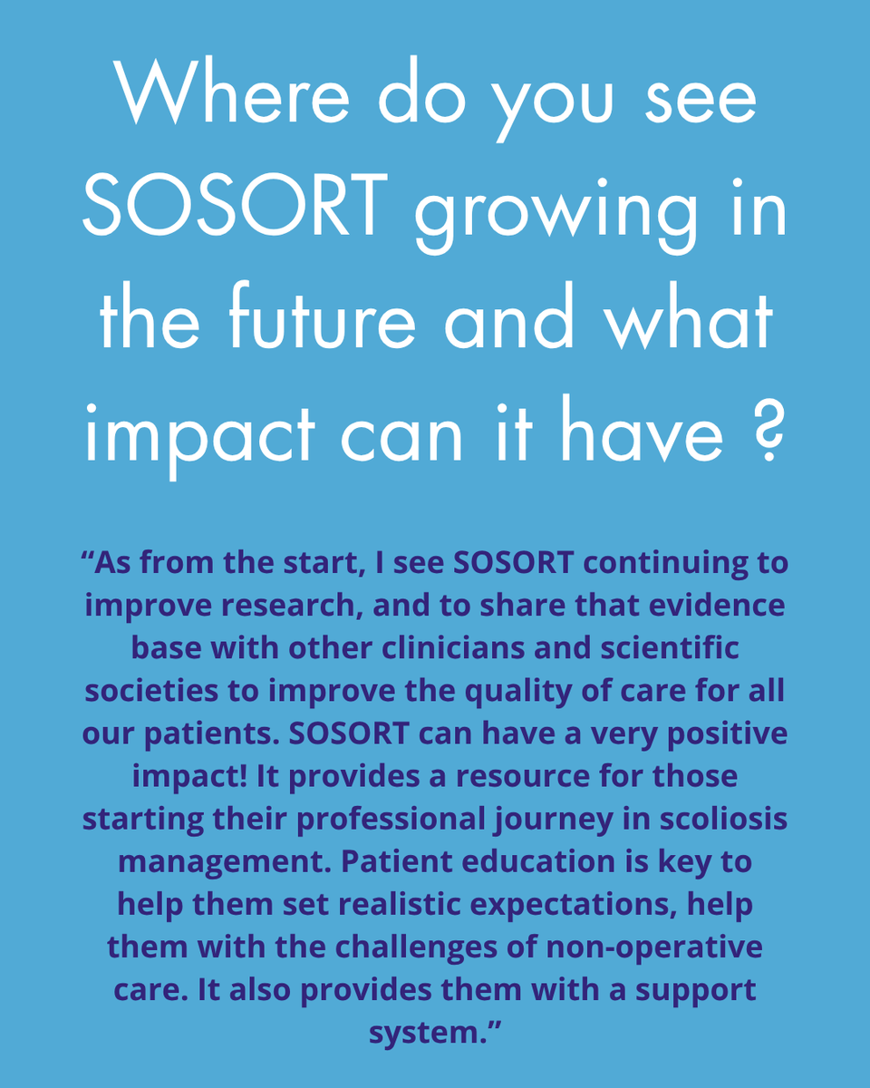 SOSORTintl's tweet image. Meet a past president of SOSORT and get his thoughts on his experiences as a SOSORT member.

#sosort #sosort2026 #scoliosisbrace #conservativescoliosiscare #psse #scoliosiseducation #scoliosisawareness  #raiseawareness #bentnotbroken #scoliosissupport #improvingcare