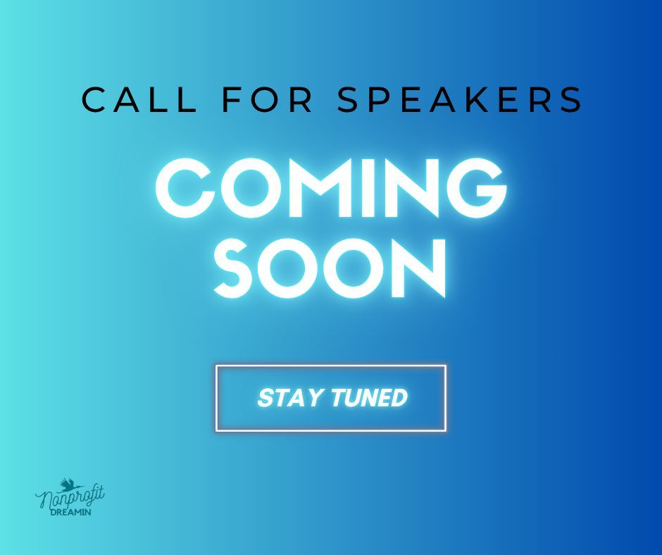 NonprofitDream's tweet image. Your story could inspire others. ✨  #NonprofitDreamin2026 Call for Speakers opens soon — what will you share? 🎤 

#SalesforceCommunity #TechForGood