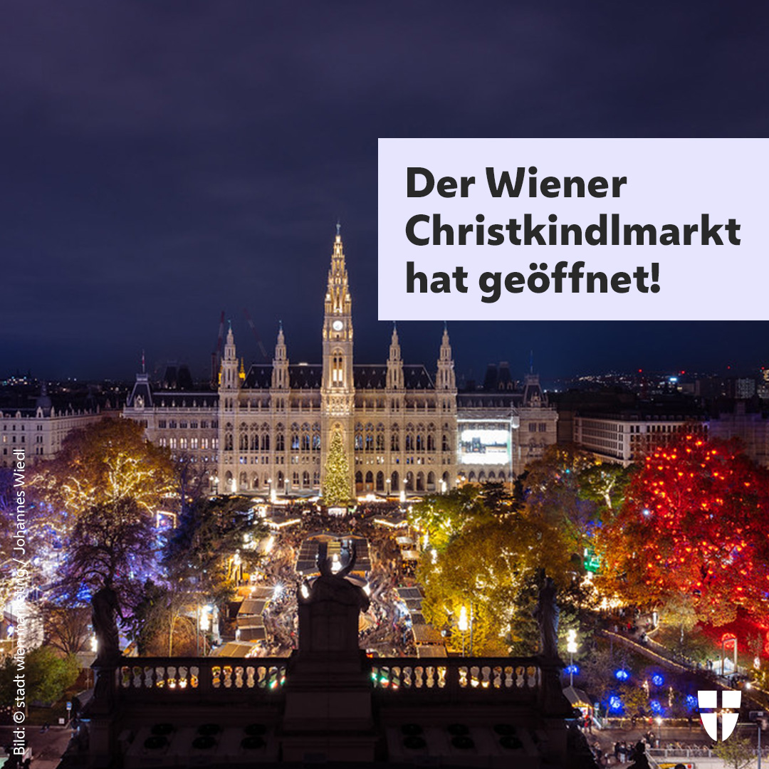 Stadt_Wien's tweet image. Seit heute ist der Wiener Christkindlmarkt am Rathausplatz offen. Hier könnt ihr euch mit Schmankerln und Geschenkideen weihnachtlich einstimmen. Es warten aber noch weitere Highlights – kein Wunder, dass er laut CNN-Ranking zu den weltweit besten Weihnachtsmärkten zählt. ✨