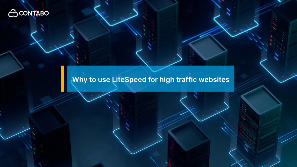 ContaboCom's tweet image. ⚡ Running a high-traffic website? 

Here’s why LiteSpeed might be the best server choice.
Better speed, lower resource use, and built to handle serious traffic. 

🎥 Watch the full breakdown: ow.ly/5oMN50Wia1G 

#LiteSpeed #HighTrafficSites #WebsitePerformance #Contabo