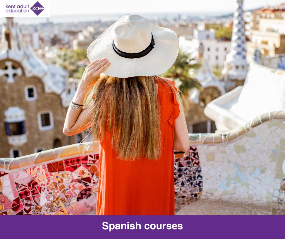 ✨ Say hola to a new skill
Learn Spanish with Kent Adult Education and boost your confidence, communication, and wellbeing.
📍 Online &amp; in-person options
💷 Concessions available
👨‍🏫 Friendly, expert tutors

👉 ow.ly/X4fZ50Wohl8
#Kent #AdultEd #AdultEducation