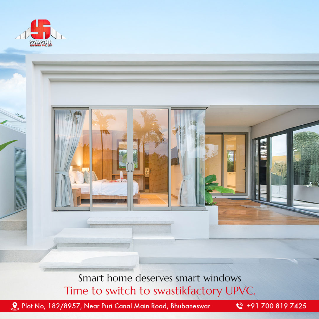 swastikfactory's tweet image. #SmartHomes Deserve #SmartWindows.
Upgrade your space with #SwastikFactory #UPVCWindowsDoors the perfect fit for your modern, #smarthome
✅Sleek &amp;amp; Modern Design
✅Energy Efficient &amp;amp; Durable
✅Low Maintenance
✅Ideal for Smart Homes

📞+91 700 819 7425
 
#SmartLiving