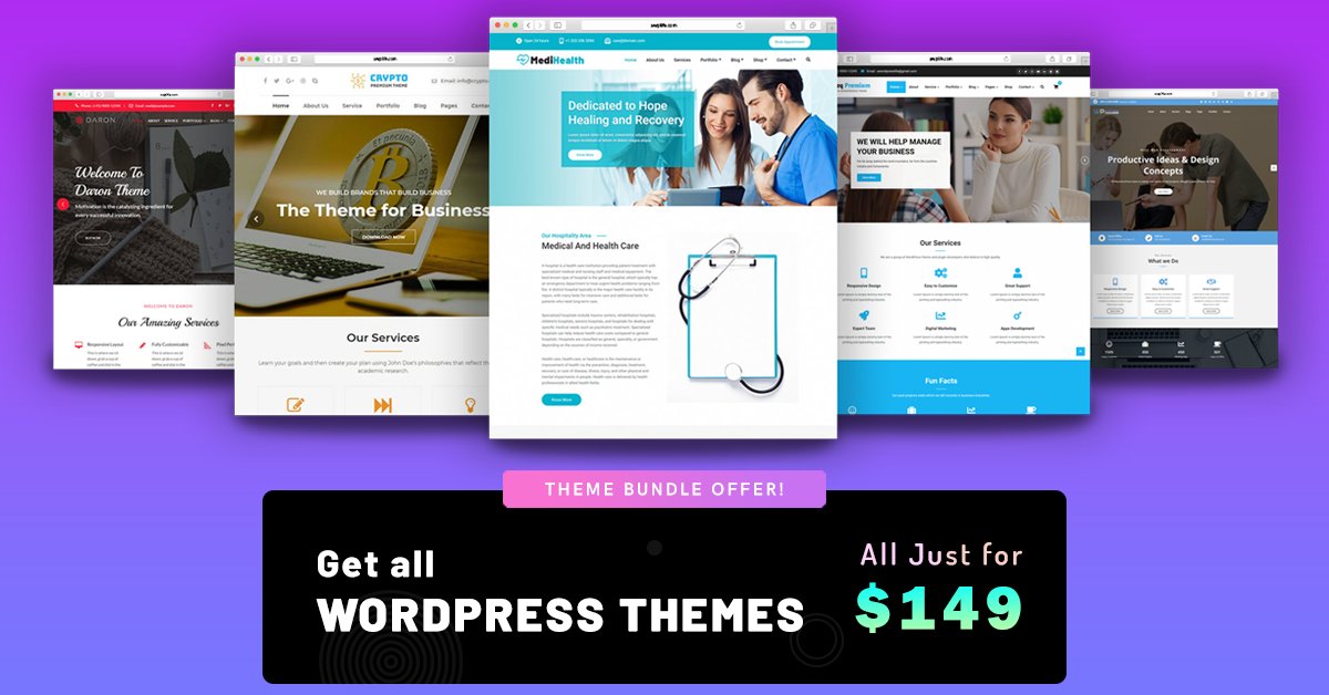 PathhanRazi's tweet photo. Get access to multiple premium WordPress themes in one affordable bundle.
Perfect for agencies, developers, and businesses.
https://t.co/To54ScUtbw
Use code PATHHAN5 for a discount.
#WordPress #ThemeBundle #WPThemes #WebDesign #WPSite #AgencyTools #Developers https://t.co/W11T1H01QO