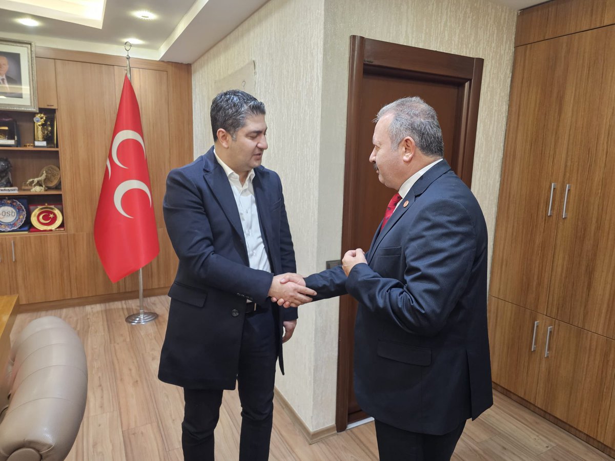 Şehitlerimizin cenaze merasiminden sonra Mhp Genel Bşk Yard.Sayın İsmail Özdemir( <a href="/ismailozdemirrr/">İsmail ÖZDEMİR 🇹🇷</a> ) Mhp Kayseri İl Bşk Sayın Enes ertuğrul Kalın( <a href="/enesertugrulk/">Enes Ertuğrul KALIN</a> ) Mhp Kocasinan ilçe Bşk Sayın Behsat  Önder (<a href="/MhpBehsatOnder/">behsatönder</a>) ı ziyaret ettim.
İlgi ve alakalarından dolayı teşekkür