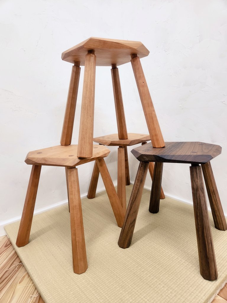 スツールできたー！！ 最高の仕上がりです やっぱりもの作りってたまら