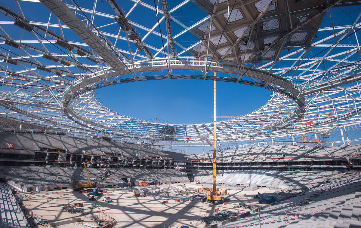 ملعب الثمامة في قطر أحد ملاعب كأس العالم 2022 
تم بناءه من شركة تركية وشركة قطرية 

إسم الشركة التركية Tekfen Construction
 (هذه الشركة مقدمه تحالف لبناء ملعب الملز الجديد)
ولديها مشاريع أخرى مثل ملعب باكو الأولمبي 

#زاوية_الملاعب