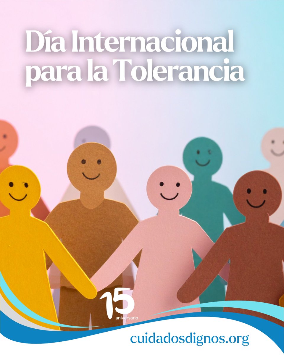 CuidadosDignos's tweet photo. El próximo 16 de noviembre celebramos el Día Internacional para la Tolerancia.
Cuidar bien es acompañar sin imponer, escuchar sin juzgar y respetar cada historia.
Cuidar con tolerancia es cuidar con humanidad.
#CuidadoDigno #SinSujeciones #Tolerancia https://t.co/1pVL0KtThQ
