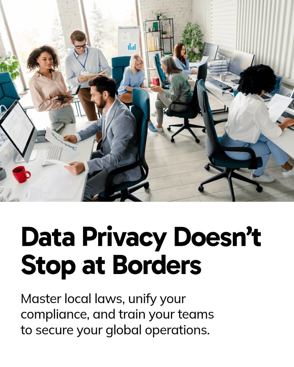 Formiti_Data's tweet image. Managing data privacy across borders? Understand local laws, centralize compliance, train teams, and work with expert partners. Get peace of mind with your multinational compliance. #TakeBackControl
