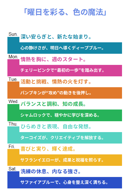 qvpdiary's tweet photo. 📘 続ける手帳 – ���日カラー仕様
曜日ごとに罫線カラーが変わる、カラフルな習慣化手帳。
色のイメージが、1日の行動スイッチをそっと後押しします。
近日中にプロトタイプを少数配布予定。
詳細は追ってお知らせします✨
#続ける手帳 #習慣化 #手帳好き #文房具 #qvp https://t.co/jphTZ4yUBN