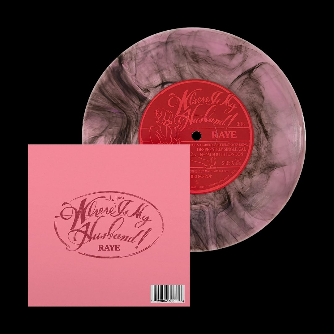 新品 Raye / where is my husband! レコード WHERE IS MY HUSBAND!” 7