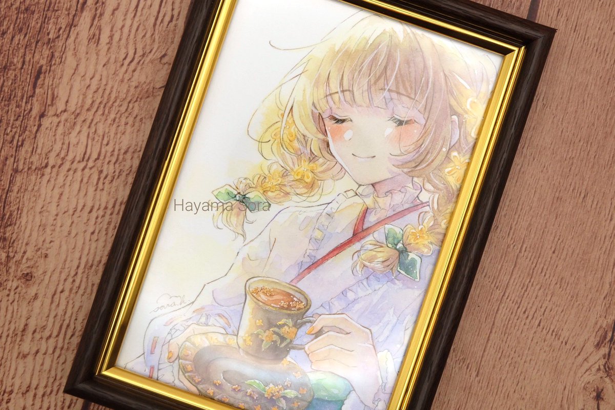 まゆソルシア・ラディア – 白光の開花　絵画原画 BOOTHOPENしました！ 額装原画3点販売開始ですꕤ𓈒𓂂◌ 11/16(日)まで