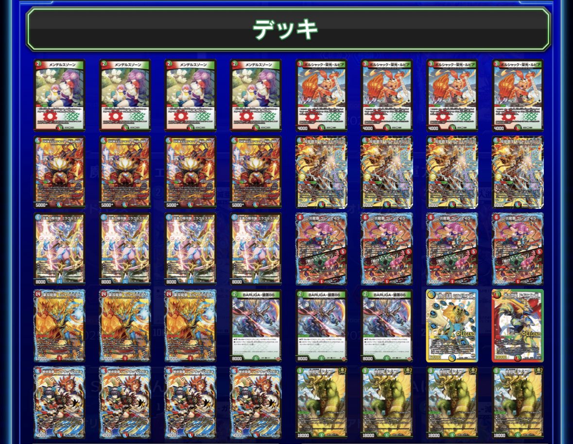 デュエチューブリーグ2025後期 第2節 魔王軍が使用したデッキはこちら