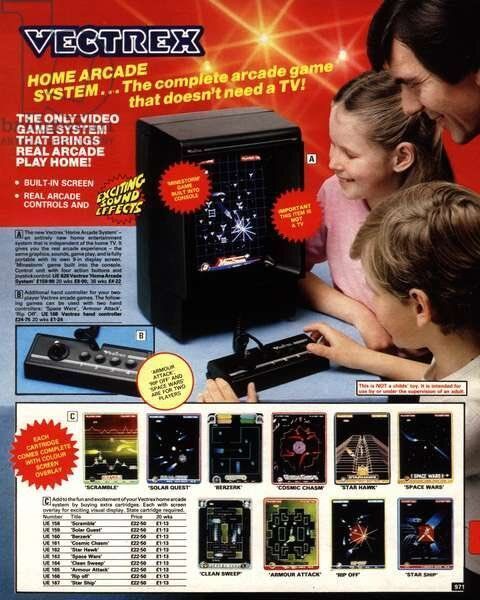 IN 1982 when the Vectrex came out it was truly a marvel
The idea of having a TV and a console all in one
Now you can experience it in a different way..The mini
Get yours on Kickstarter: kickstarter.com/projects/18523… #vectrex #retrogaming #kickstarter @vectrexon
