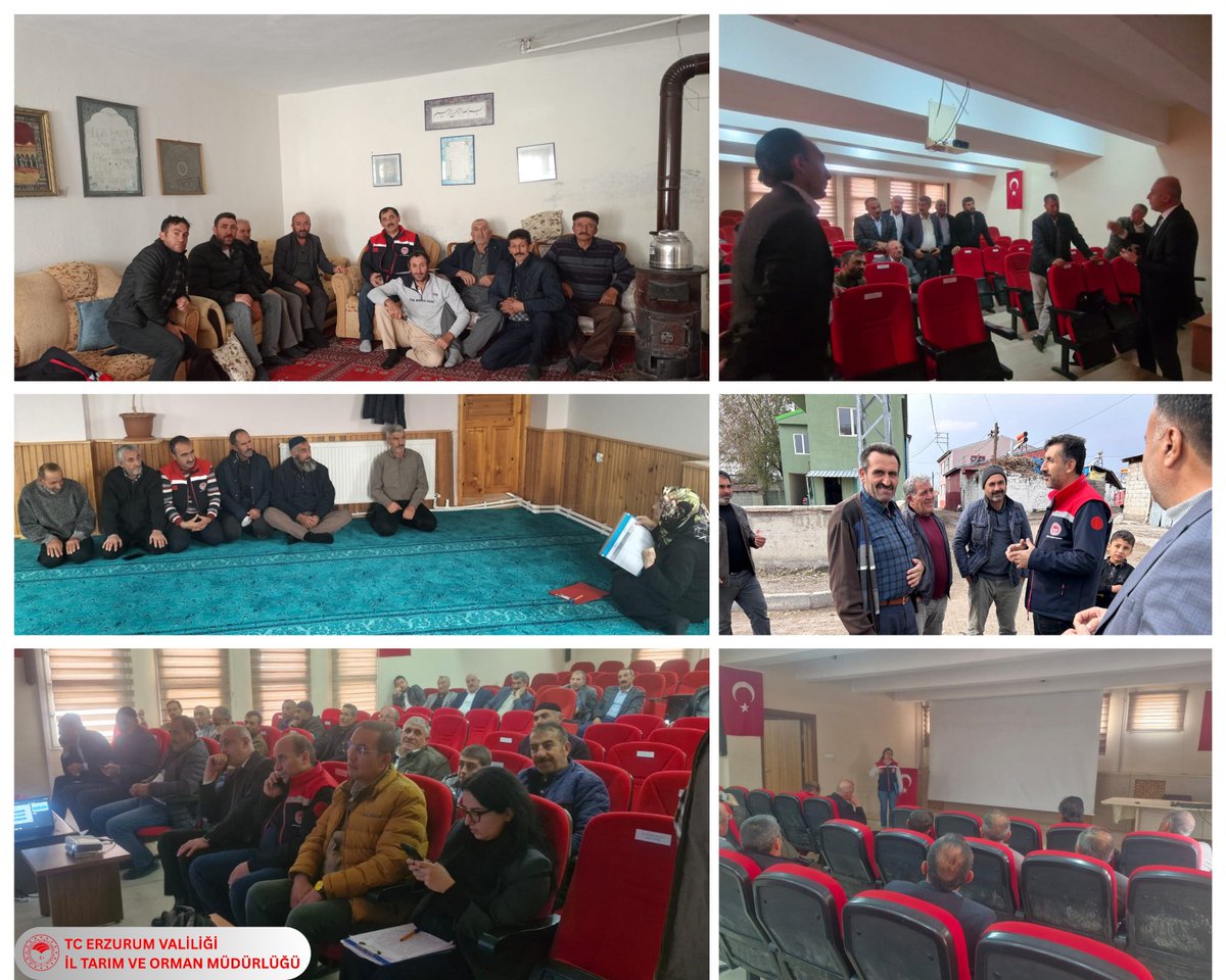 Cuma buluşmaları kapsamında il ve ilçe ekiplerimizle sahada çiftçilerimizle bir araya gelerek hem üretimin mevcut durumunu yerinde değerlendirdik hem de verimli istişarelerde bulunduk.
<a href="/tcbestepe/">T.C. Cumhurbaşkanlığı</a> 
<a href="/TCTarim/">T.C. Tarım ve Orman Bakanlığı</a> 
<a href="/ibrahimyumakli/">İbrahim Yumaklı</a> 
<a href="/ErzurumValiligi/">T.C.Erzurum Valiliği</a> 
<a href="/alpaslankenger/">Alpaslan Kenger</a>