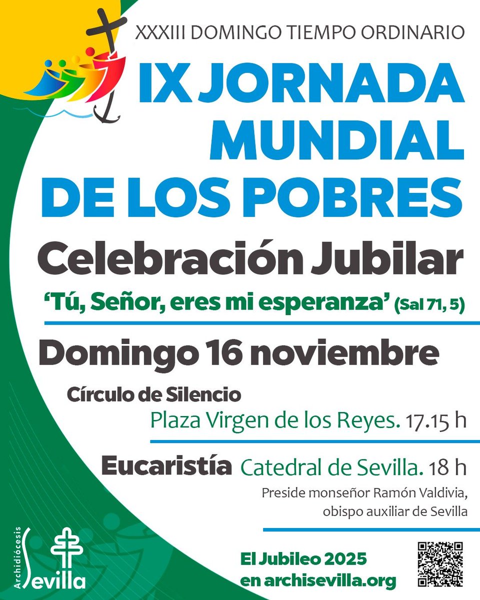 La <a href="/CatedraldeSev/">Catedral de Sevilla Oficial</a> acoge el próximo domingo 🗓️16/Nov, la celebración jubilar de los Pobres ▶️ <a href="/EvangelizarSev/">Nueva Evangelización Sevilla</a> <a href="/PastoralSocial9/">Pastoral Social</a> <a href="/CaritasSevilla/">Cáritas Sevilla ✳️</a> ⏩ archisevilla.org/la-catedral-ac…